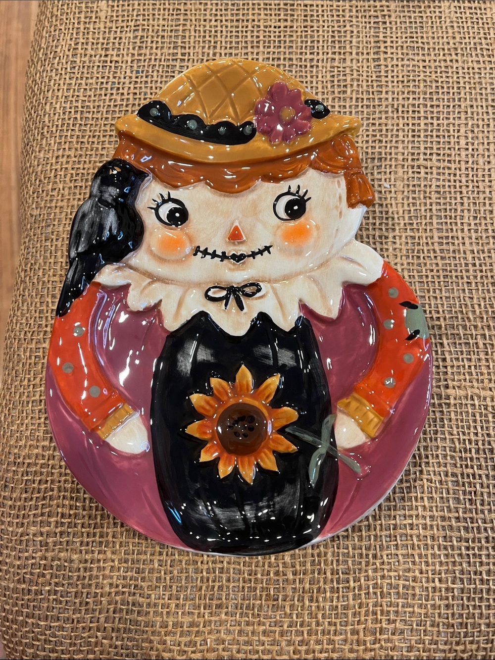 Johanna Parker scarecrow plate